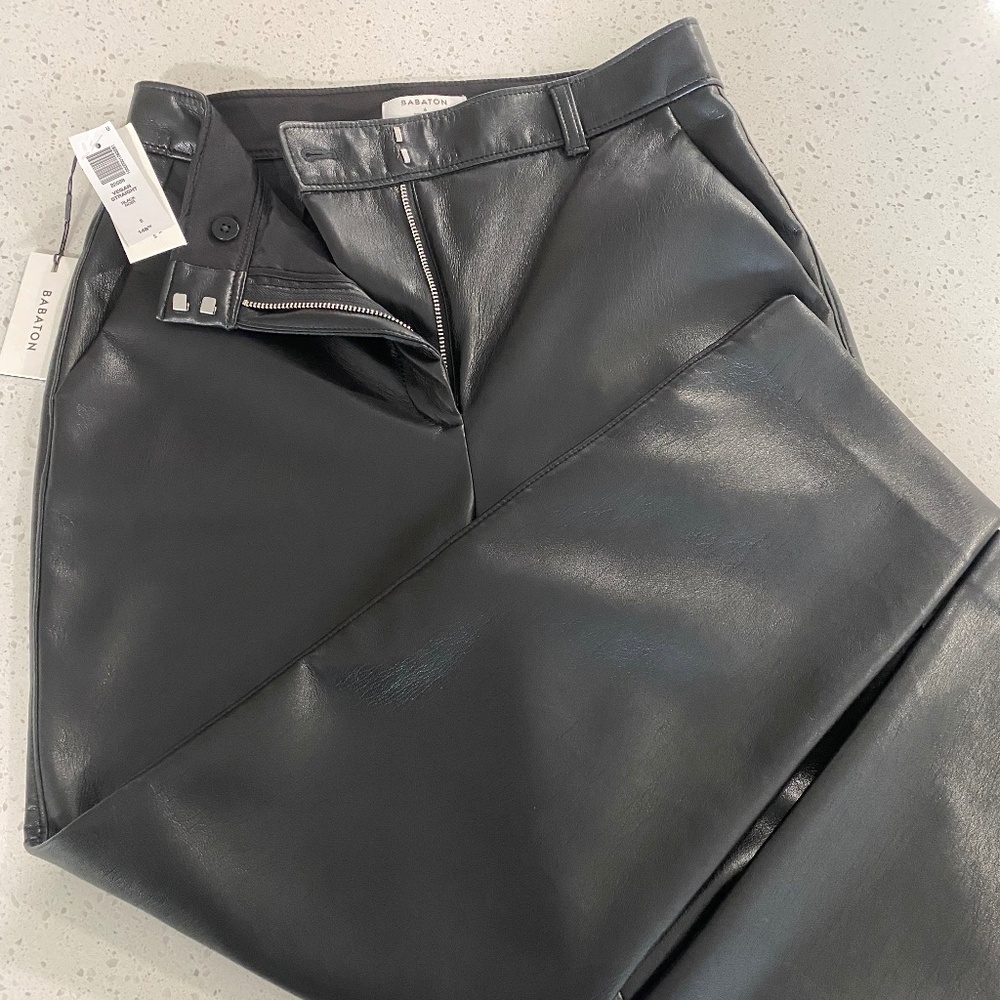 Babaton Vegan Straight Pants Women’s Size 6